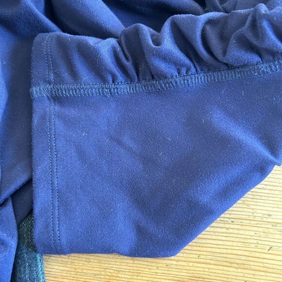 Carve Designs Womens Size Small Navy Blue Cropped Leggings Workout Casual Pullon - Picture 4 of 9